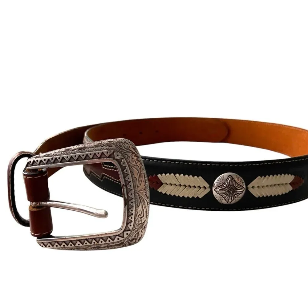 Unmarked western leather
